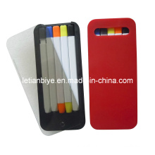 IPhone Form Kugelschreiber / Bleistift / Textmarker Set mit Tasche (LT-C420)